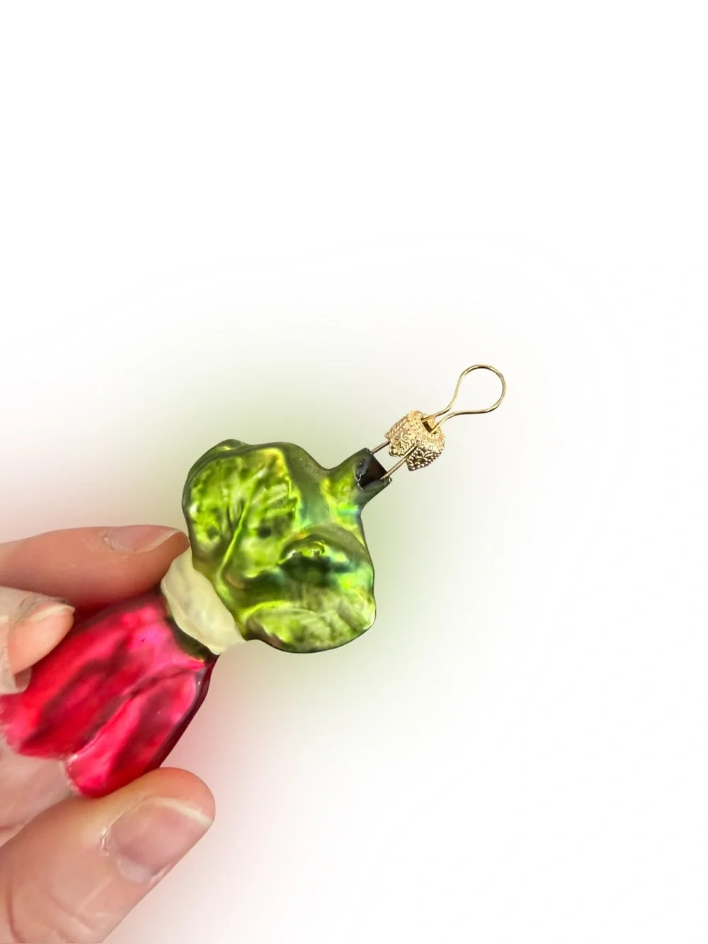 Glass Vegetable Ornaments